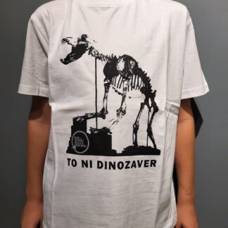 Otroška majica TO NI DINOZAVER, prva kolekcija (bela)