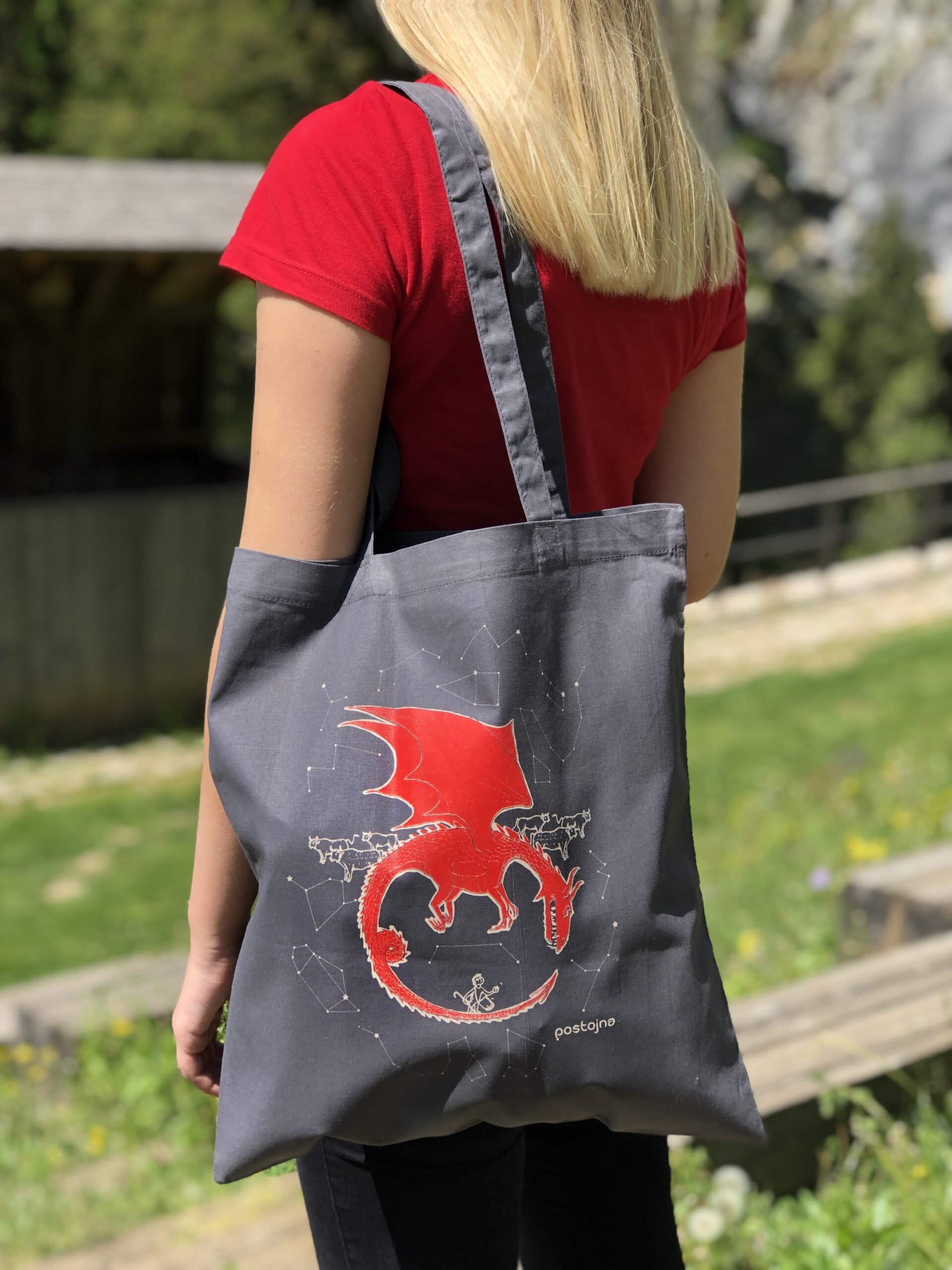 Bombažna vrečka POSTOJNSKI ZMAJ