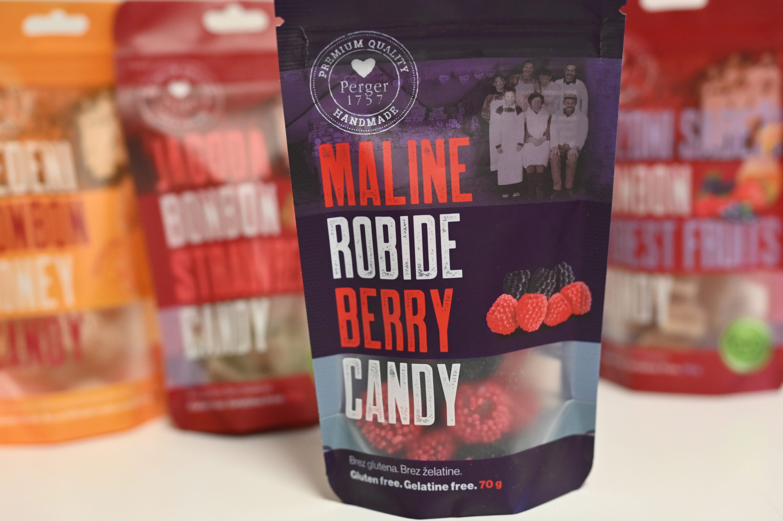 Žele bonboni - maline in robide - slika 2