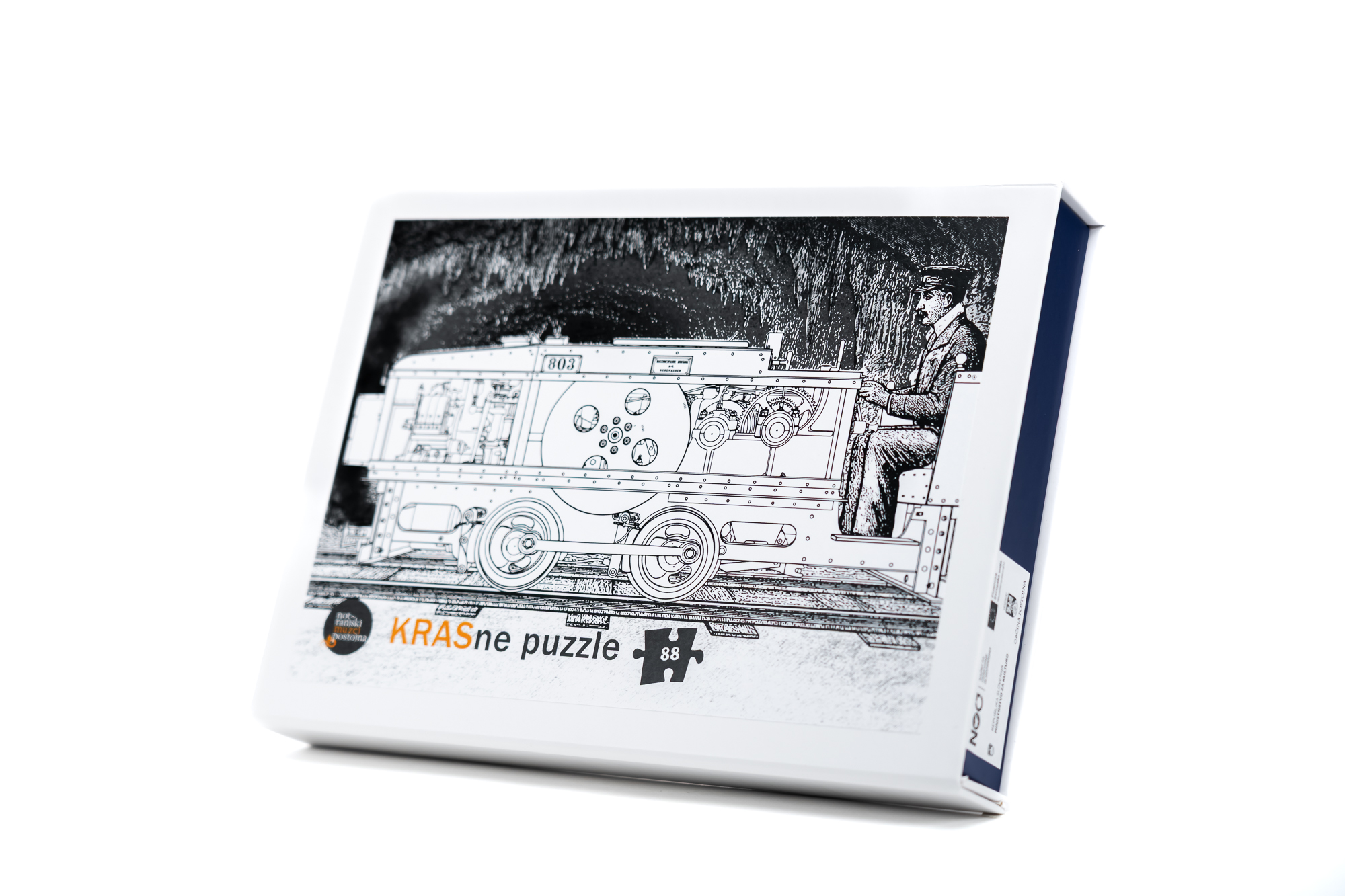 KRASne puzzle: ILUSTRACIJA LOKOMOTIVE MONTANIA