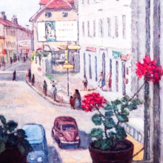 Razglednica Z MUZEJSKEGA OKNA (Leo Vilhar)