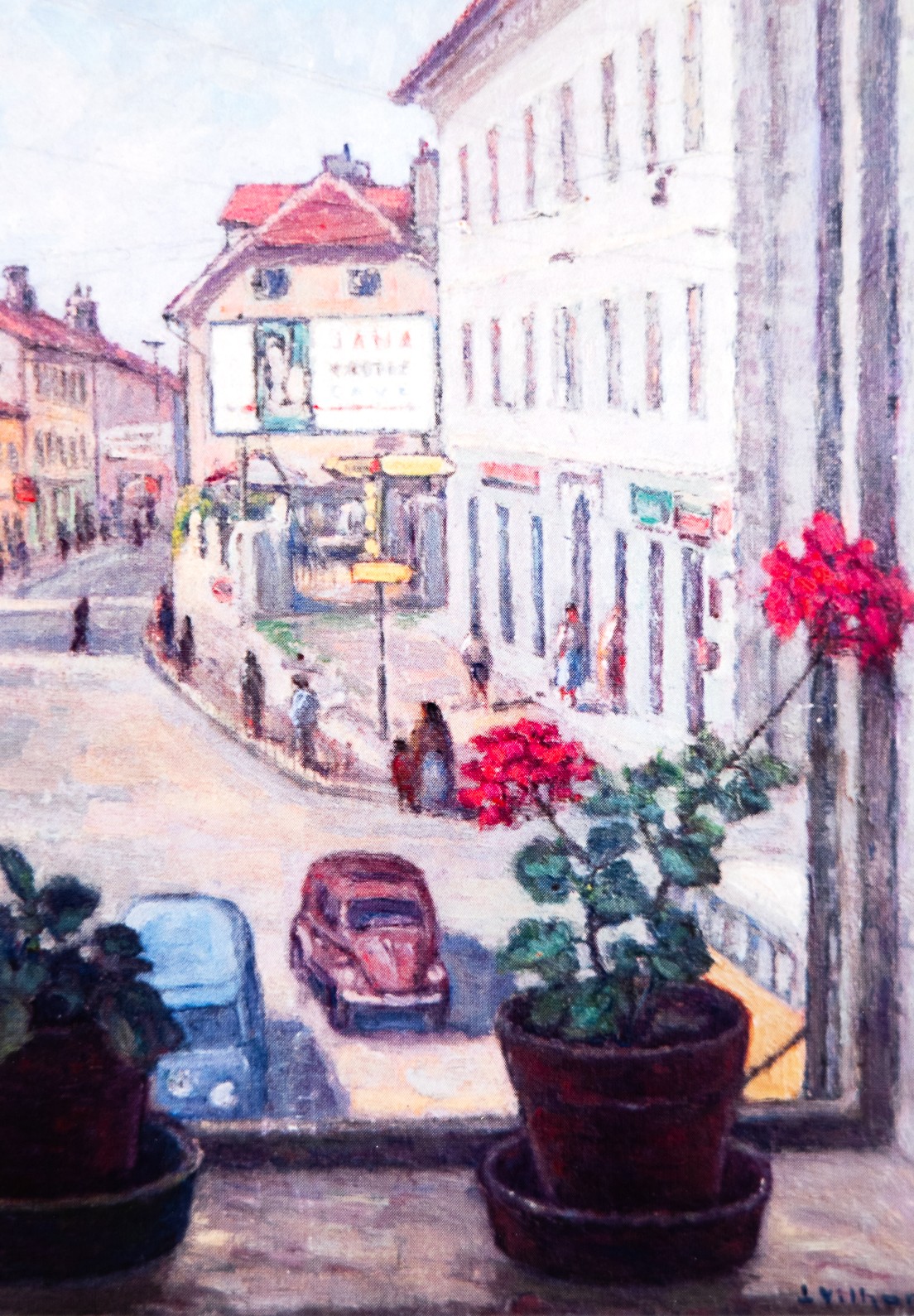 Razglednica Z MUZEJSKEGA OKNA (Leo Vilhar)