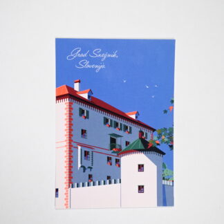 Razglednica Grad Snežnik / Postcard Castle Snežnik